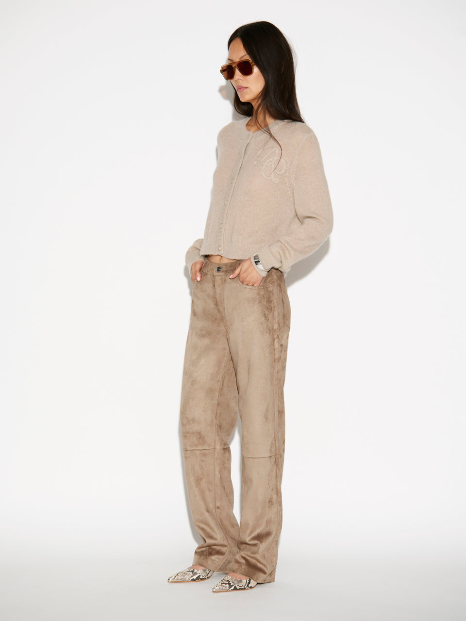 Vest Erin Monogram Cardigan