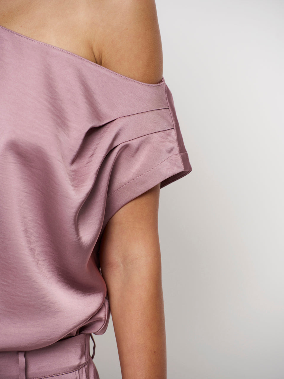 Roam satin drapey top