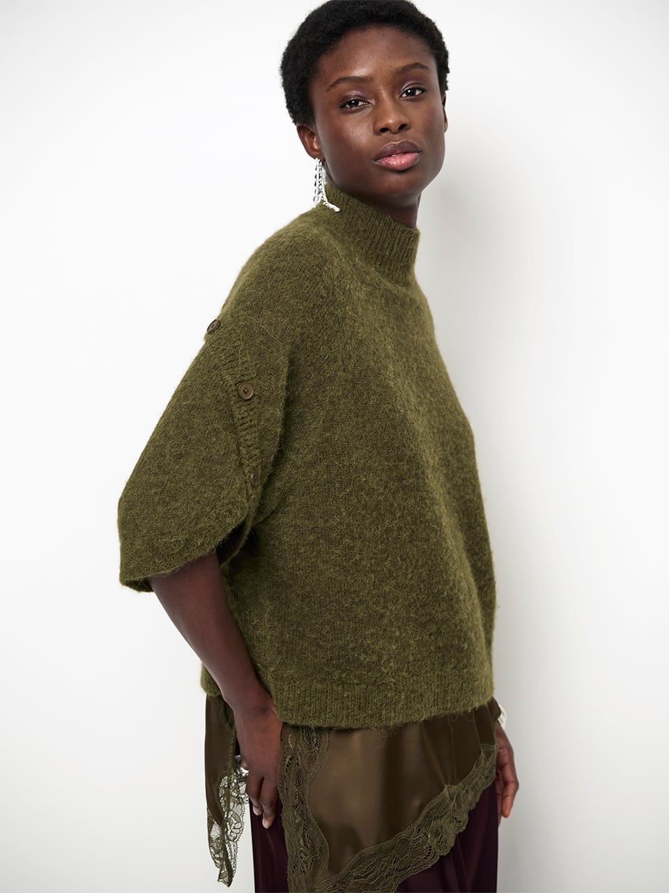 Mahani cape sweater