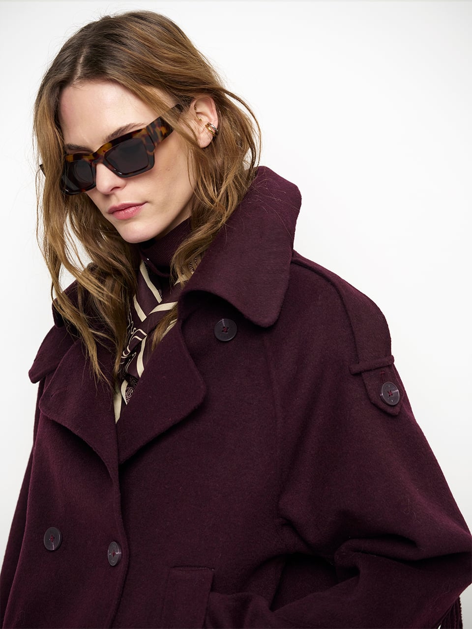 Haven fringe coat