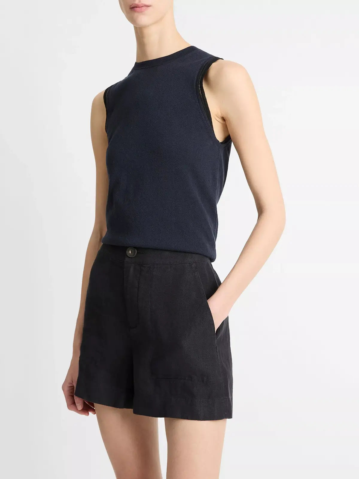 Shorts Mid Rise Hemp