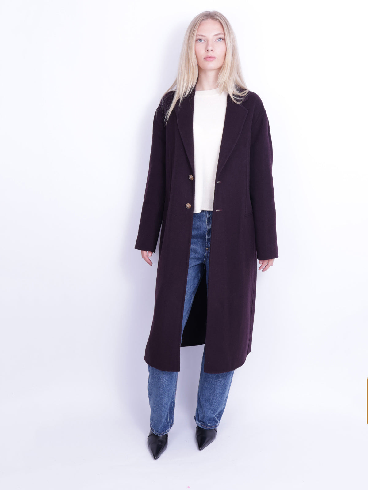 WOVEN TOP COAT