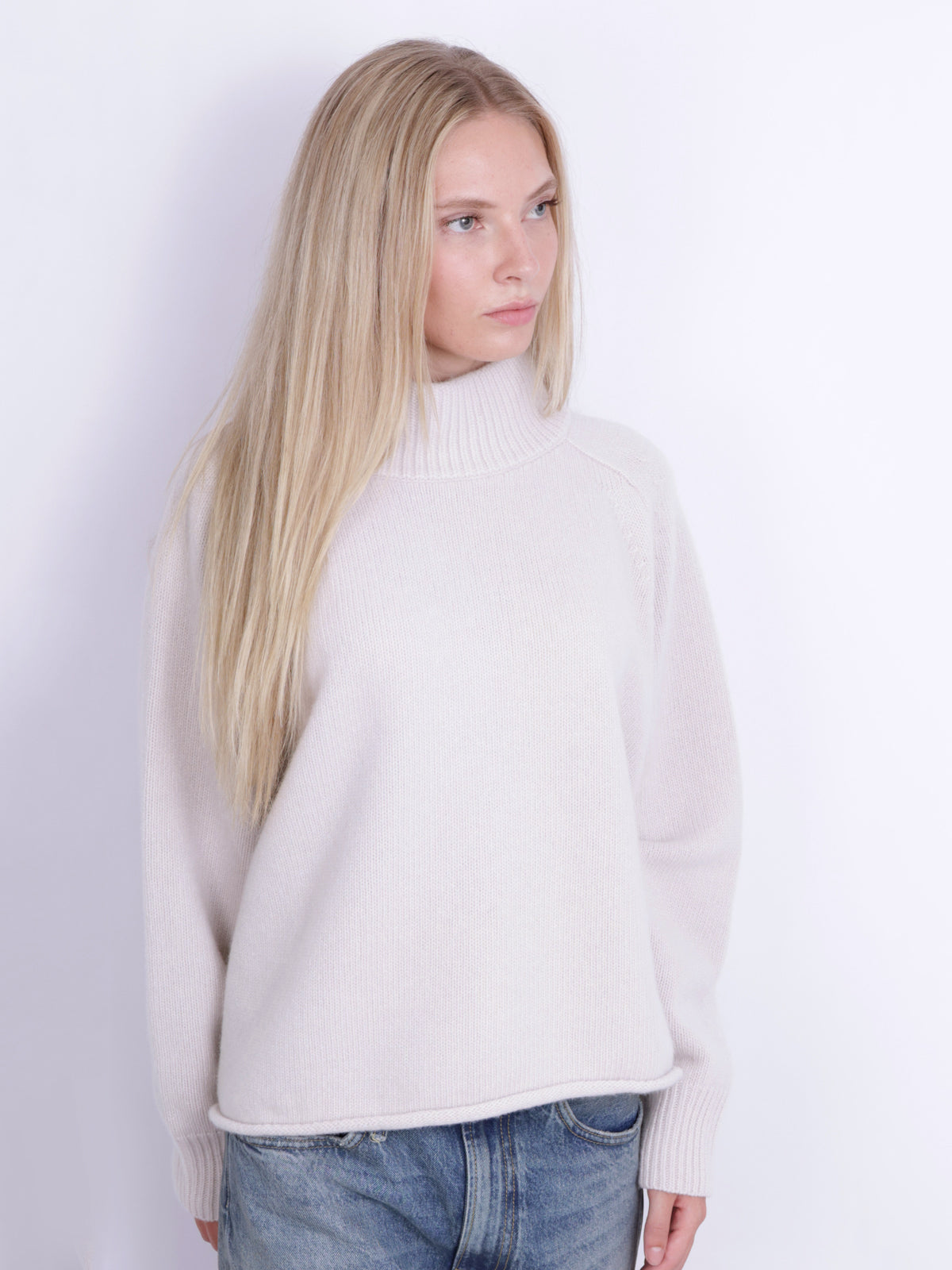 KNIT MOCKNECK SWEATER