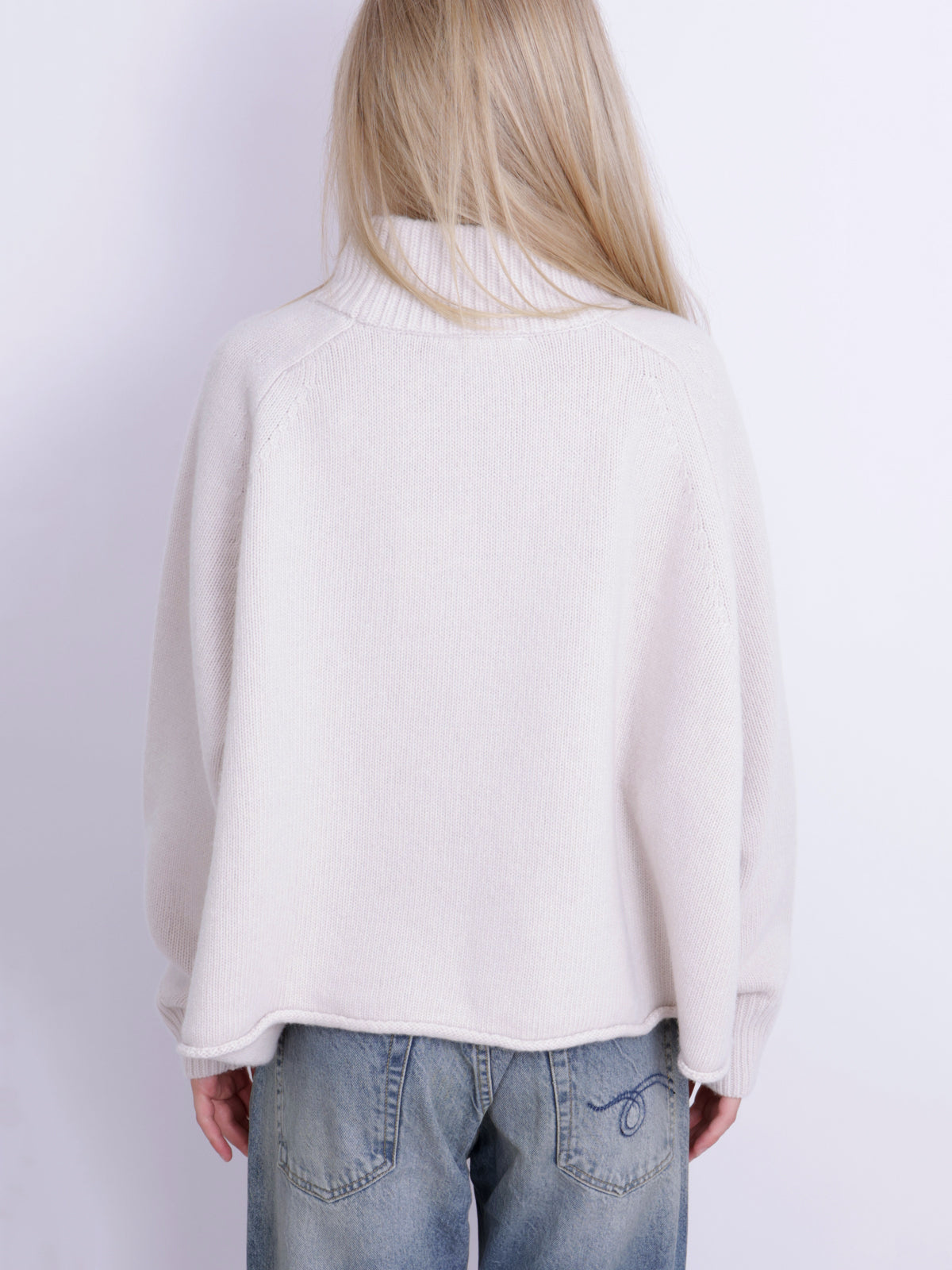 KNIT MOCKNECK SWEATER