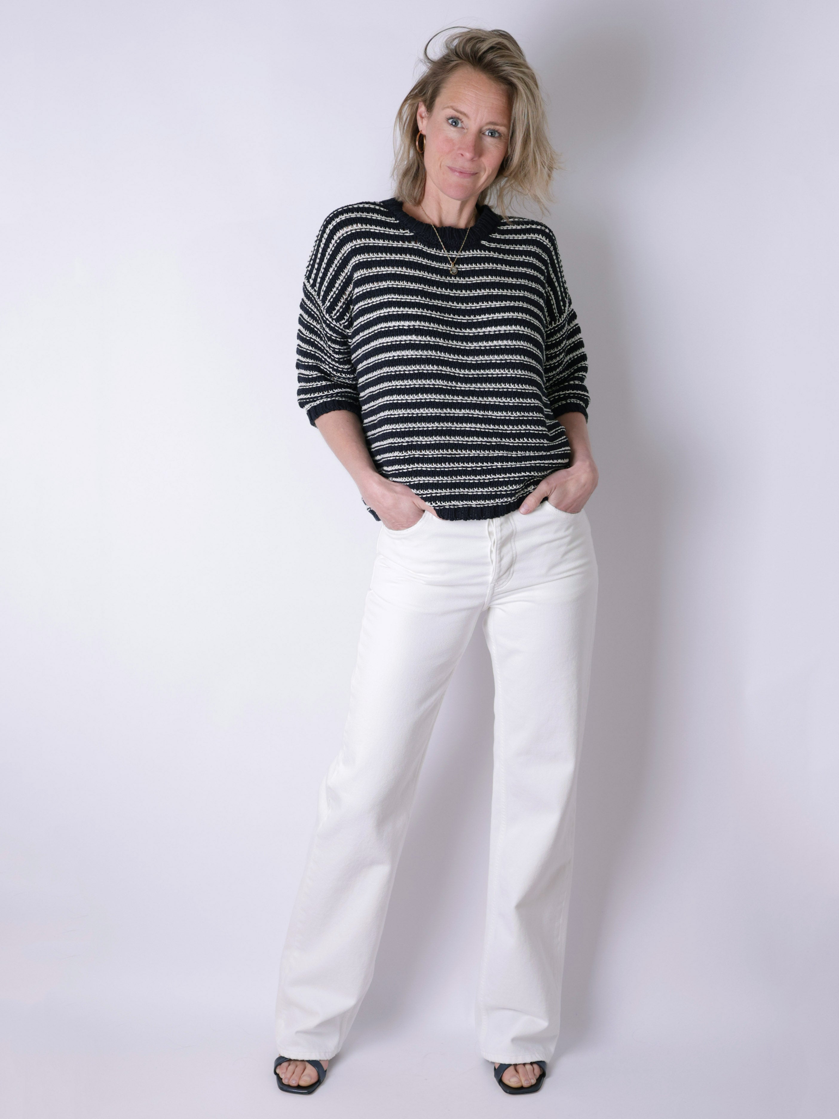 Top SS Roundneck Knit