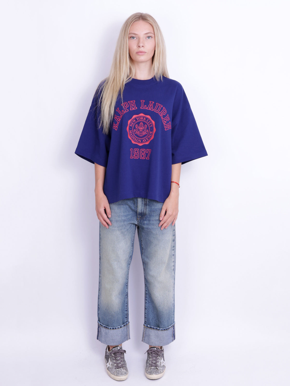 CREST COTTON JERSEY TEE