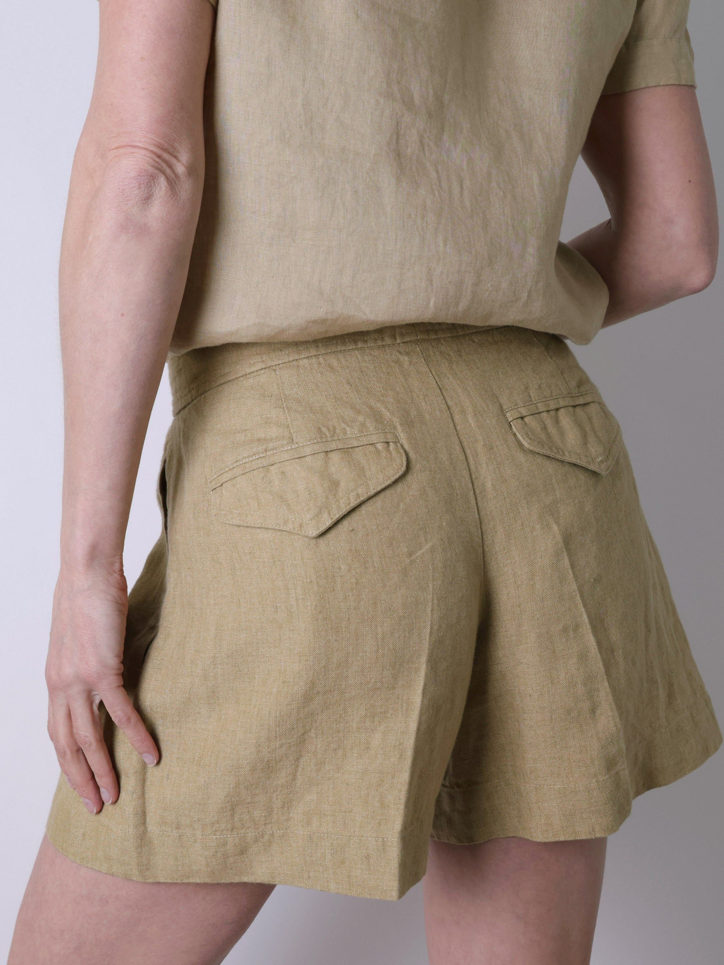 11A1967 Shorts Flat Front
