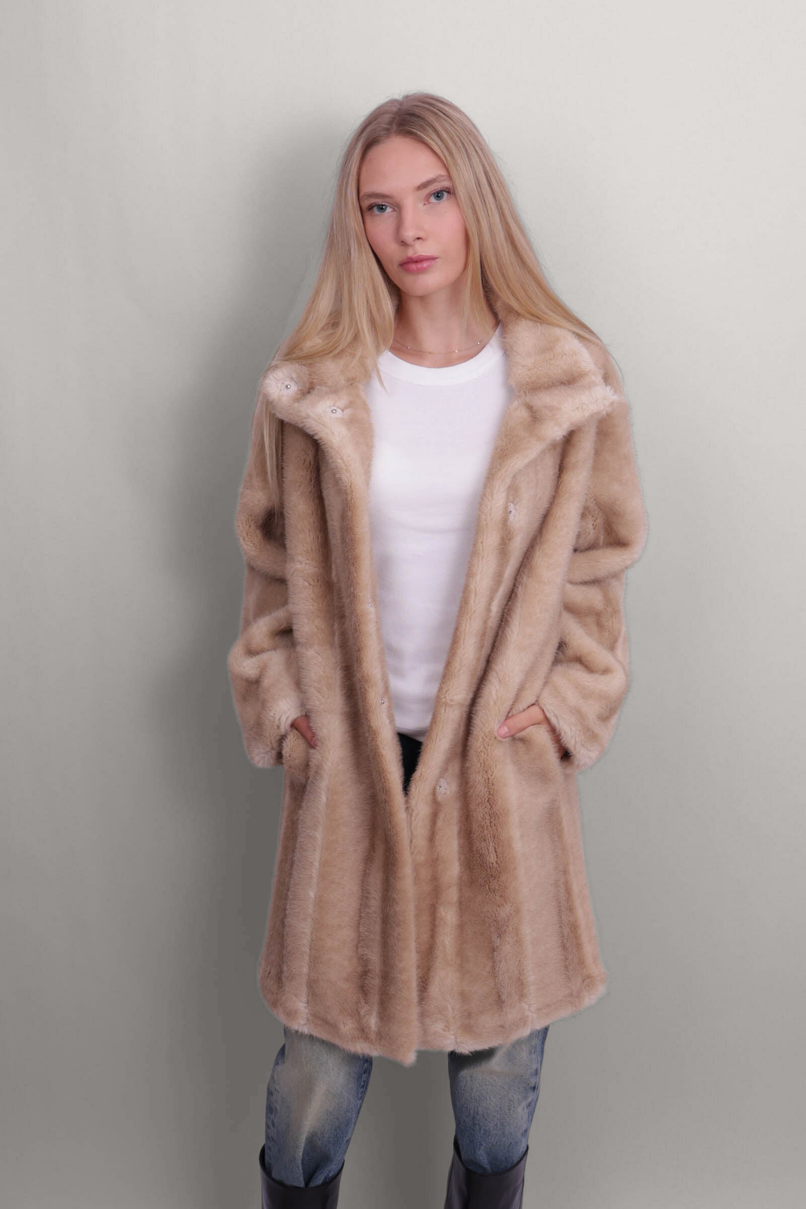 Blair Shaved Mink Coat