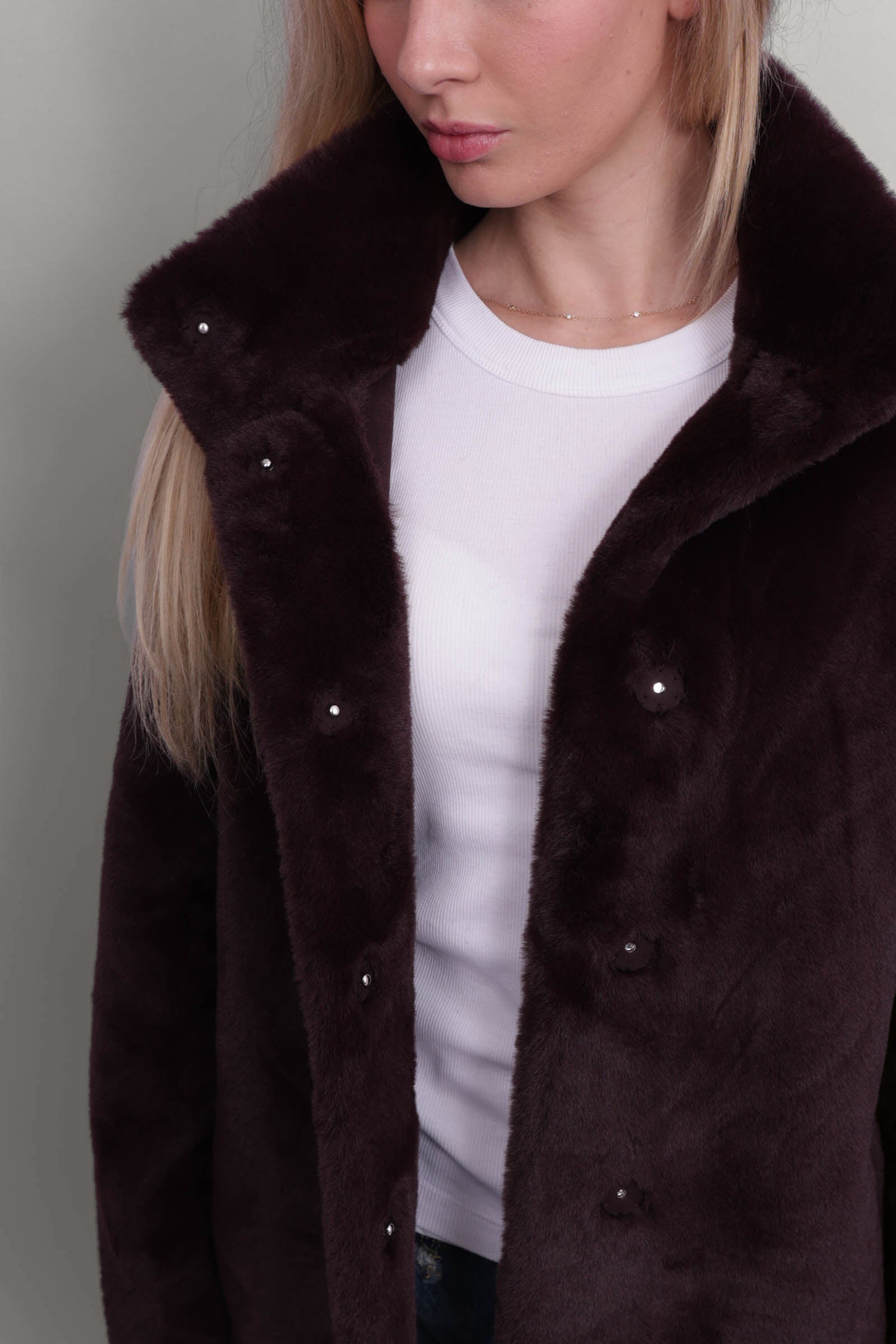 Blair Coat Long Burgundy
