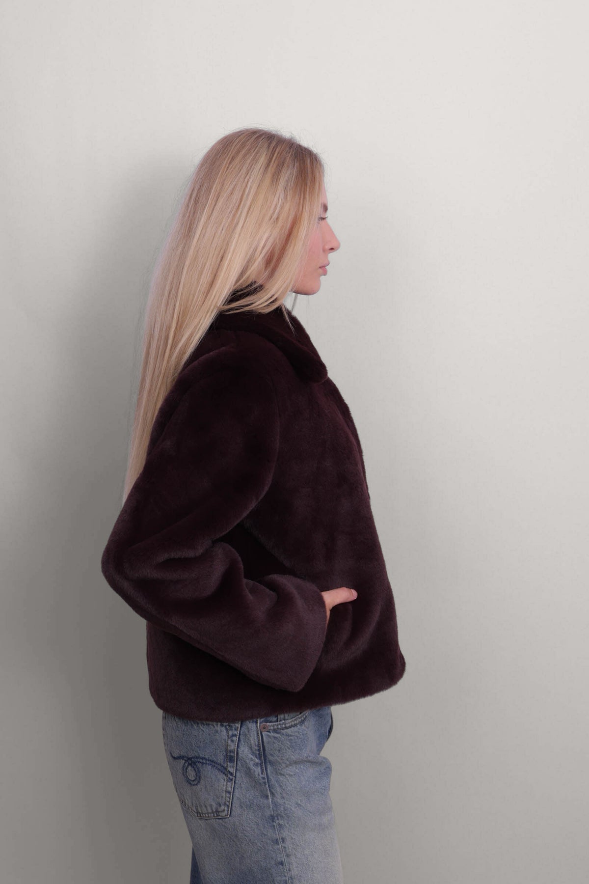 Elis Coat Burgundy