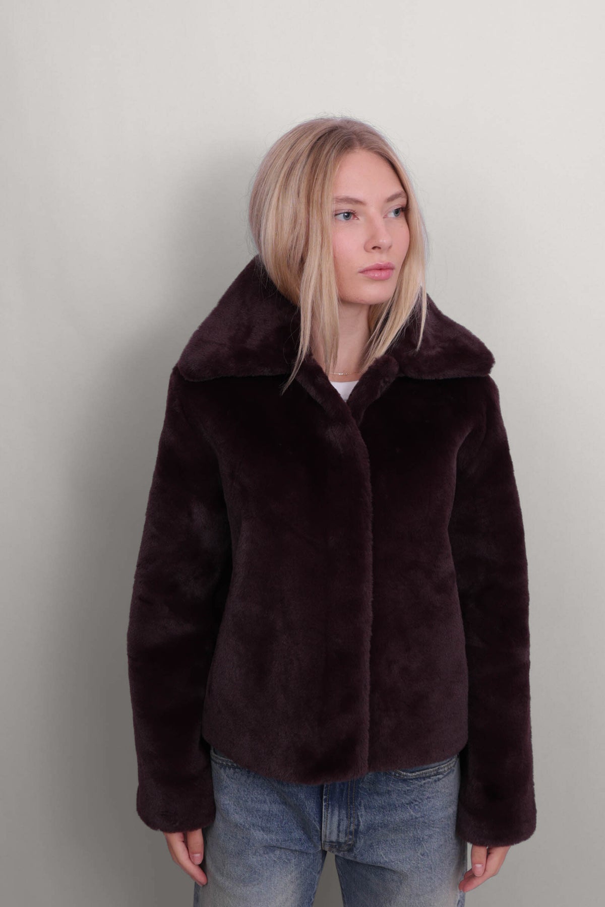 Elis Coat Burgundy