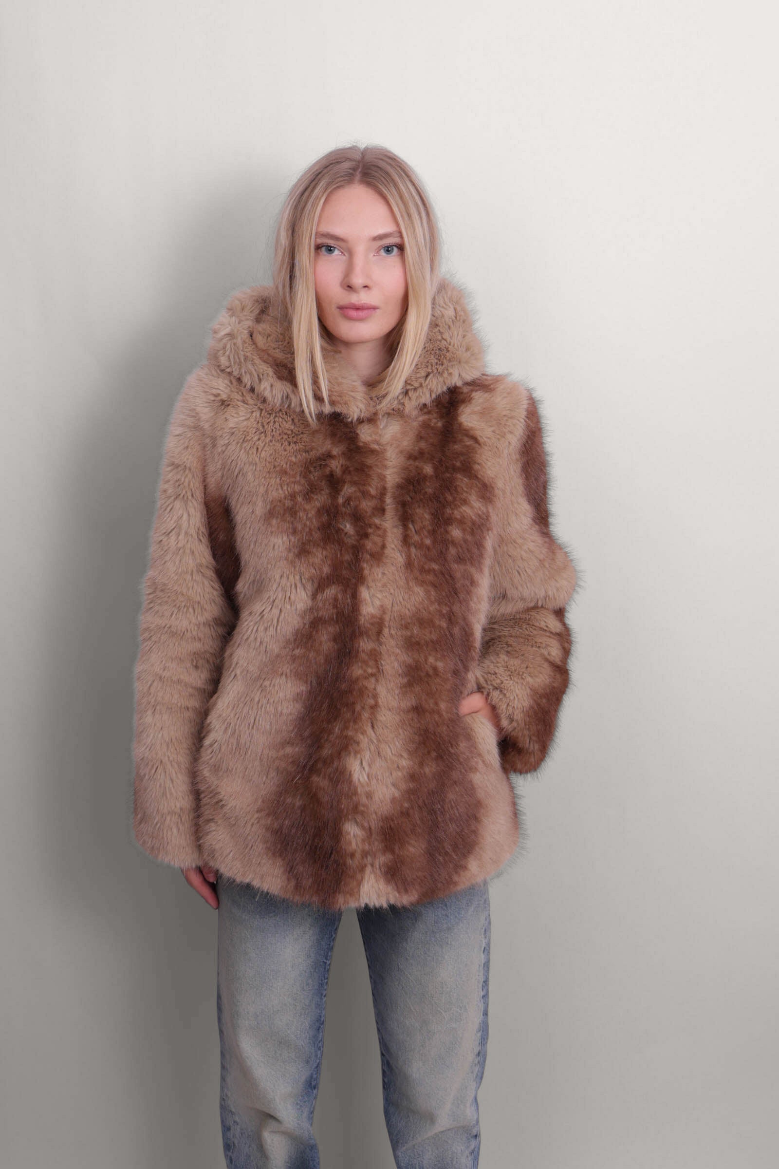 Katin Mink Hooded Coat