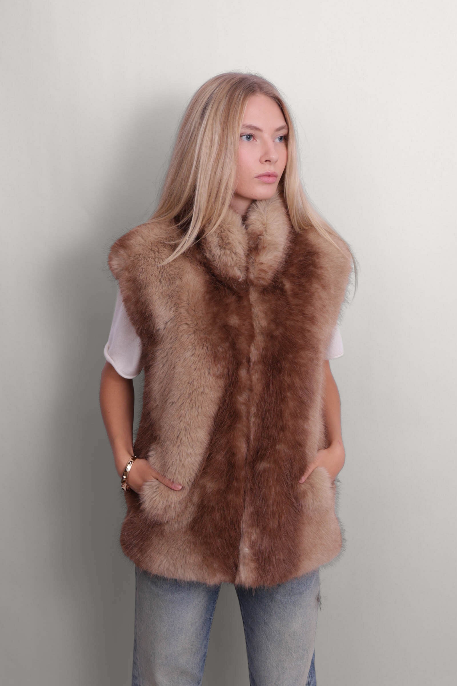 Laila Mink Vest