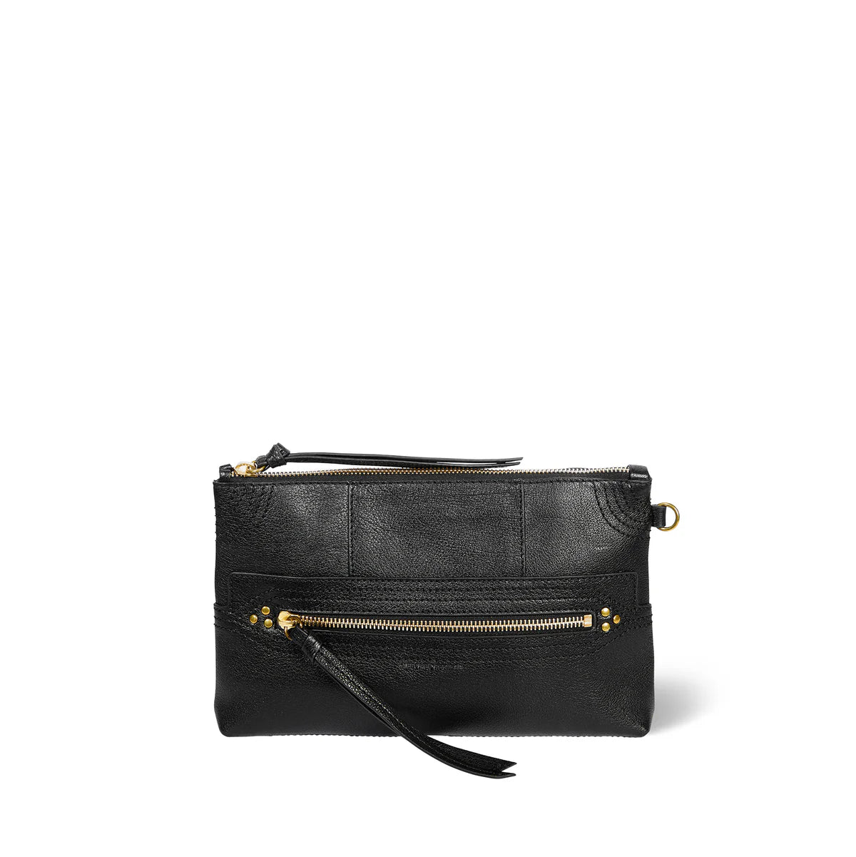 Lucky Clutch Noir Brass