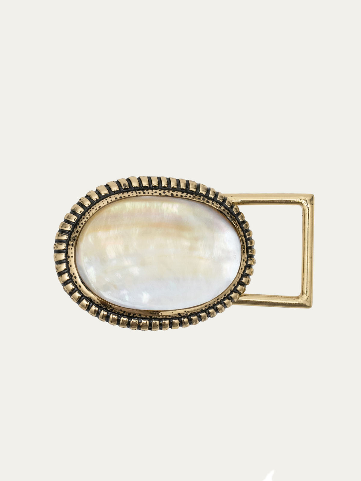 Gesp Mother of Pearl Golden Dallas Baby Buckle