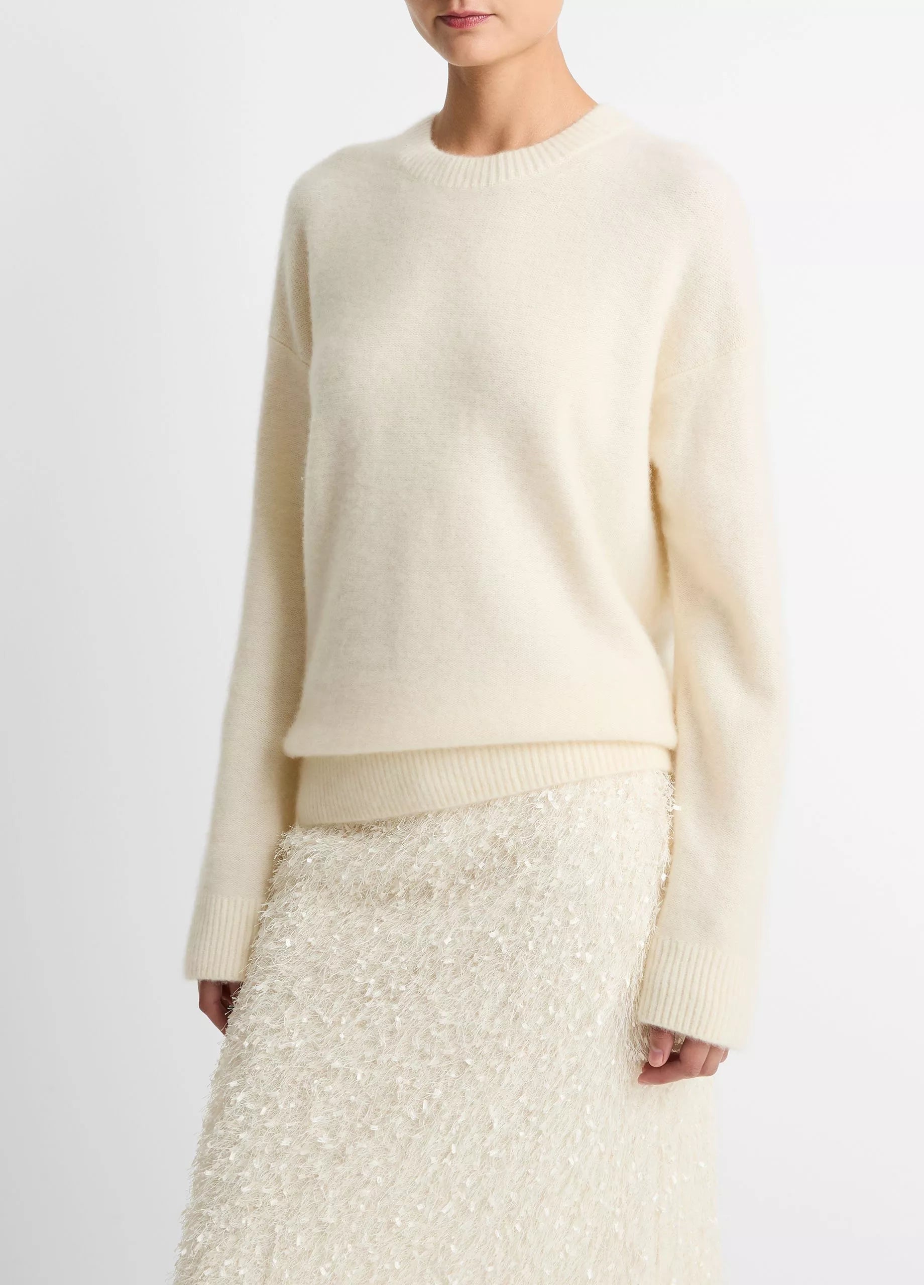 BOILED CASHMERE CREW V162379817