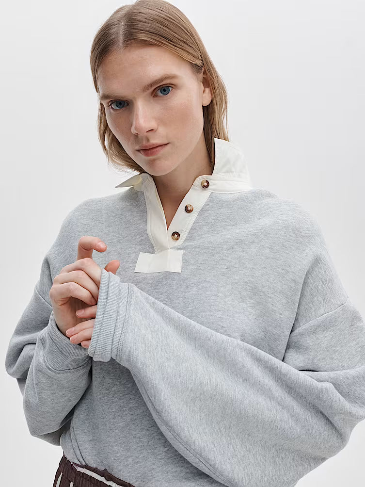Trui Cropped Oversized Polo