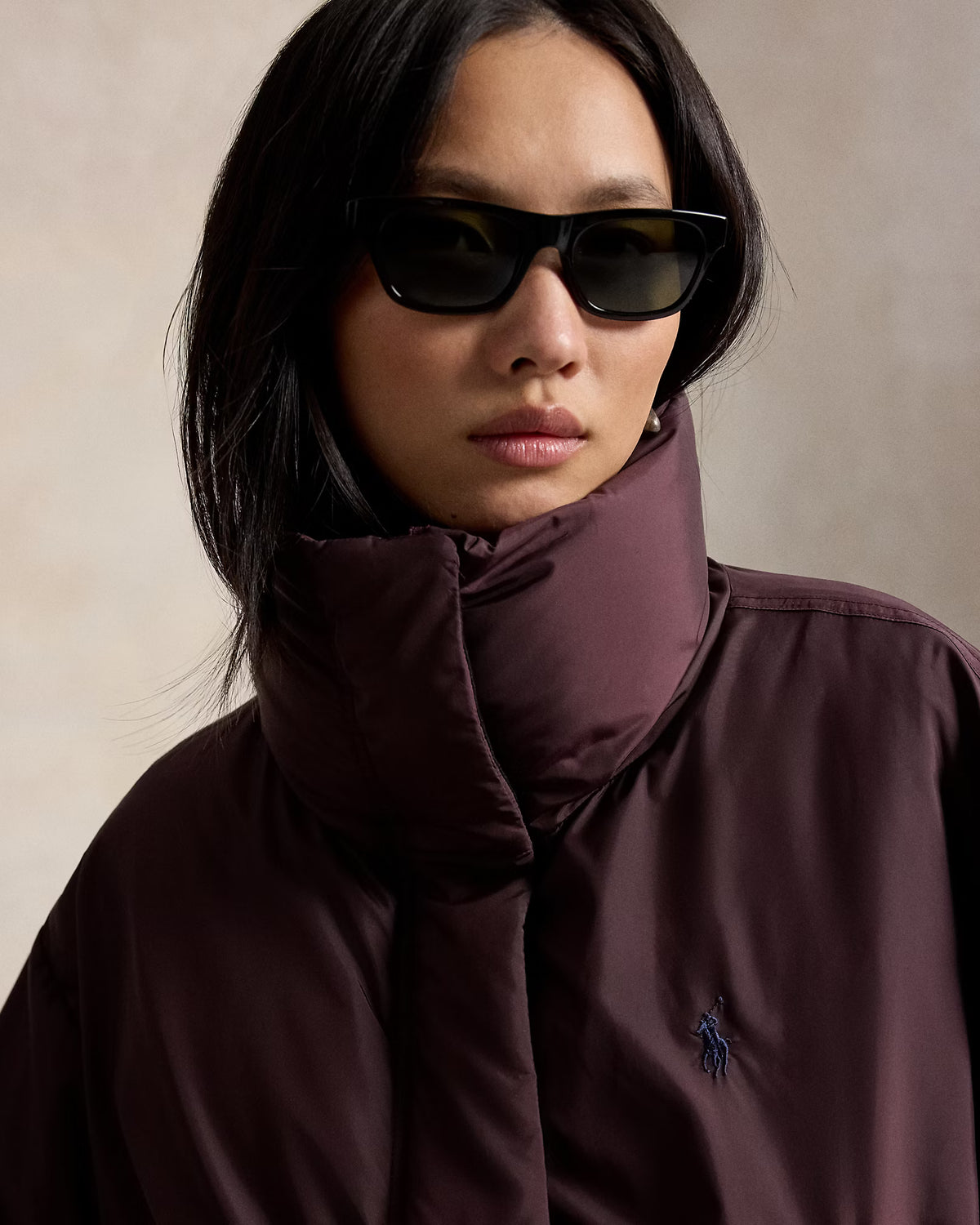 WOVEN PUFFER COAT