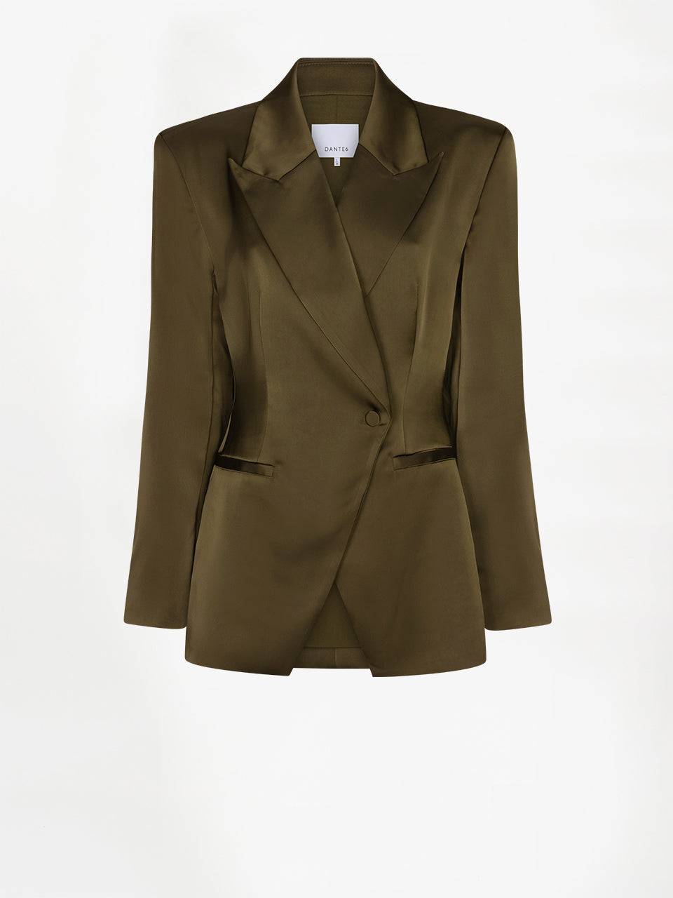 Rush tailored bold satin blazer