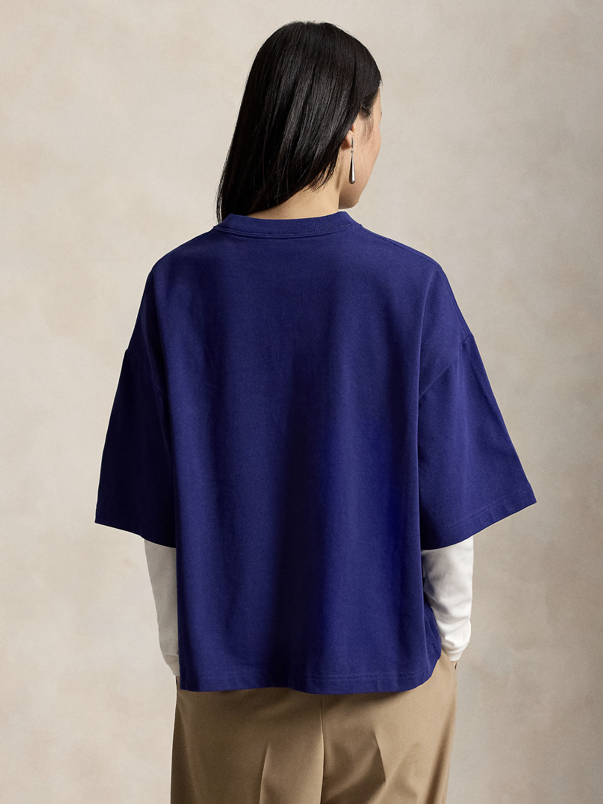 CREST COTTON JERSEY TEE