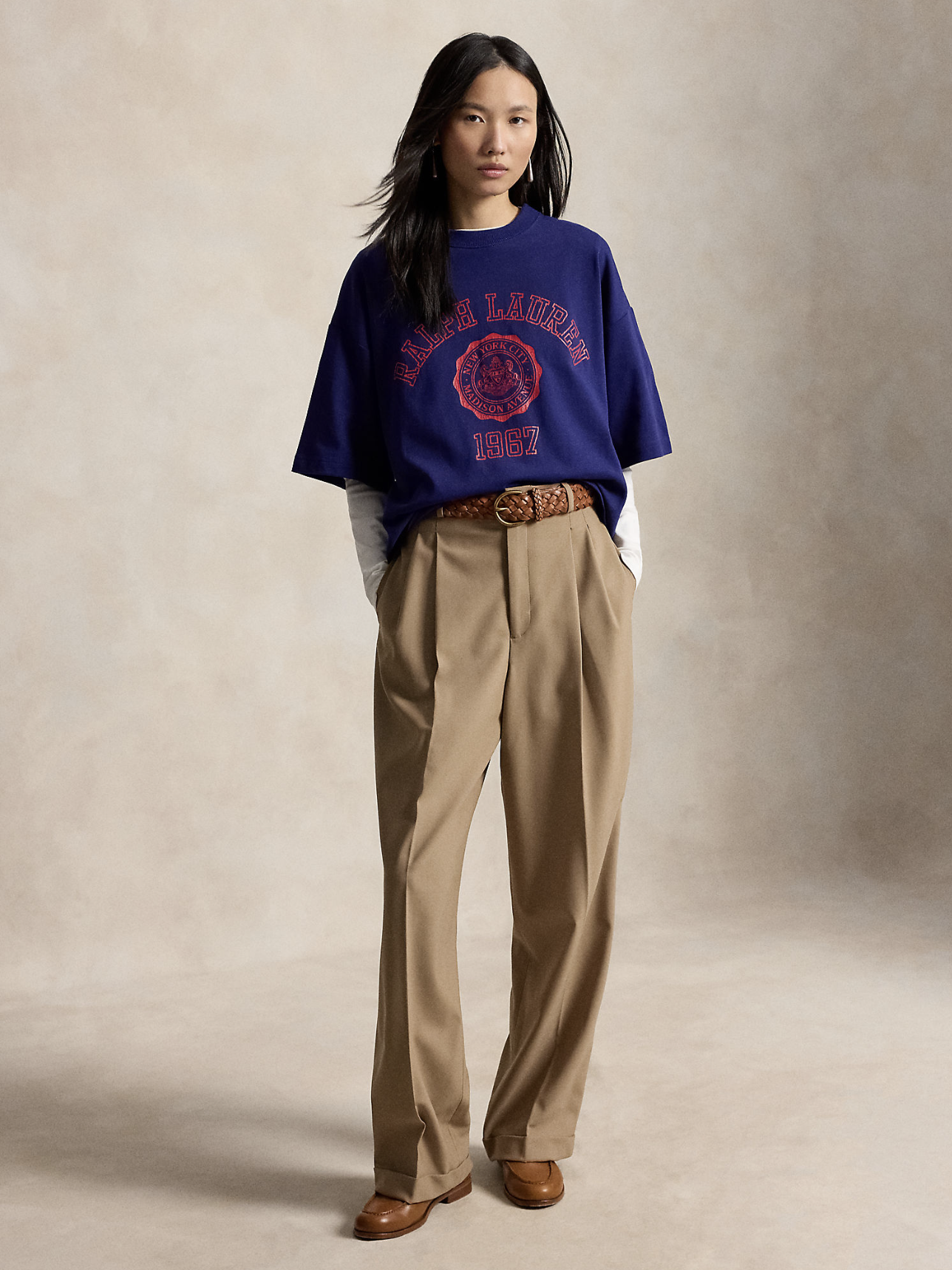 CREST COTTON JERSEY TEE