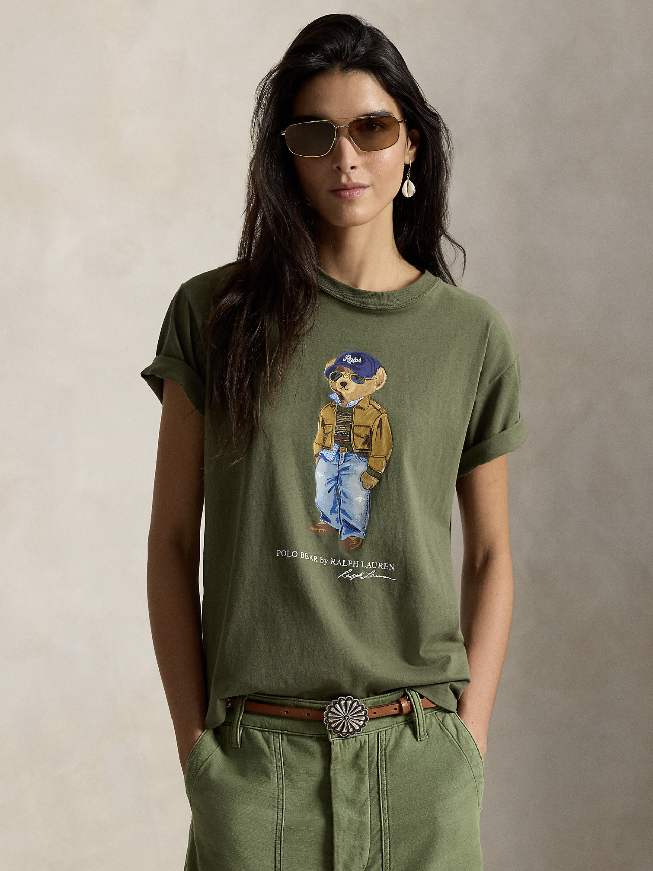 POLO BEAR COTTON JERSEY TEE