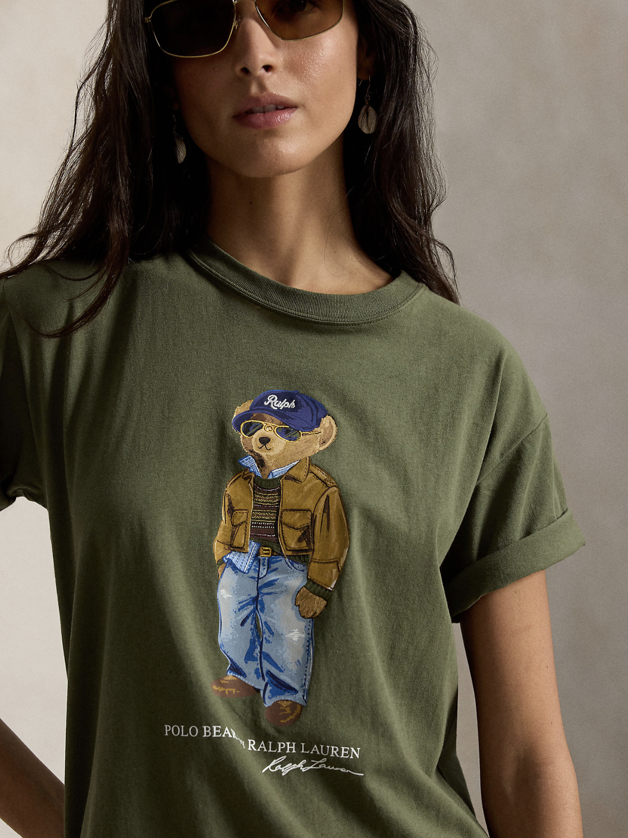 POLO BEAR COTTON JERSEY TEE