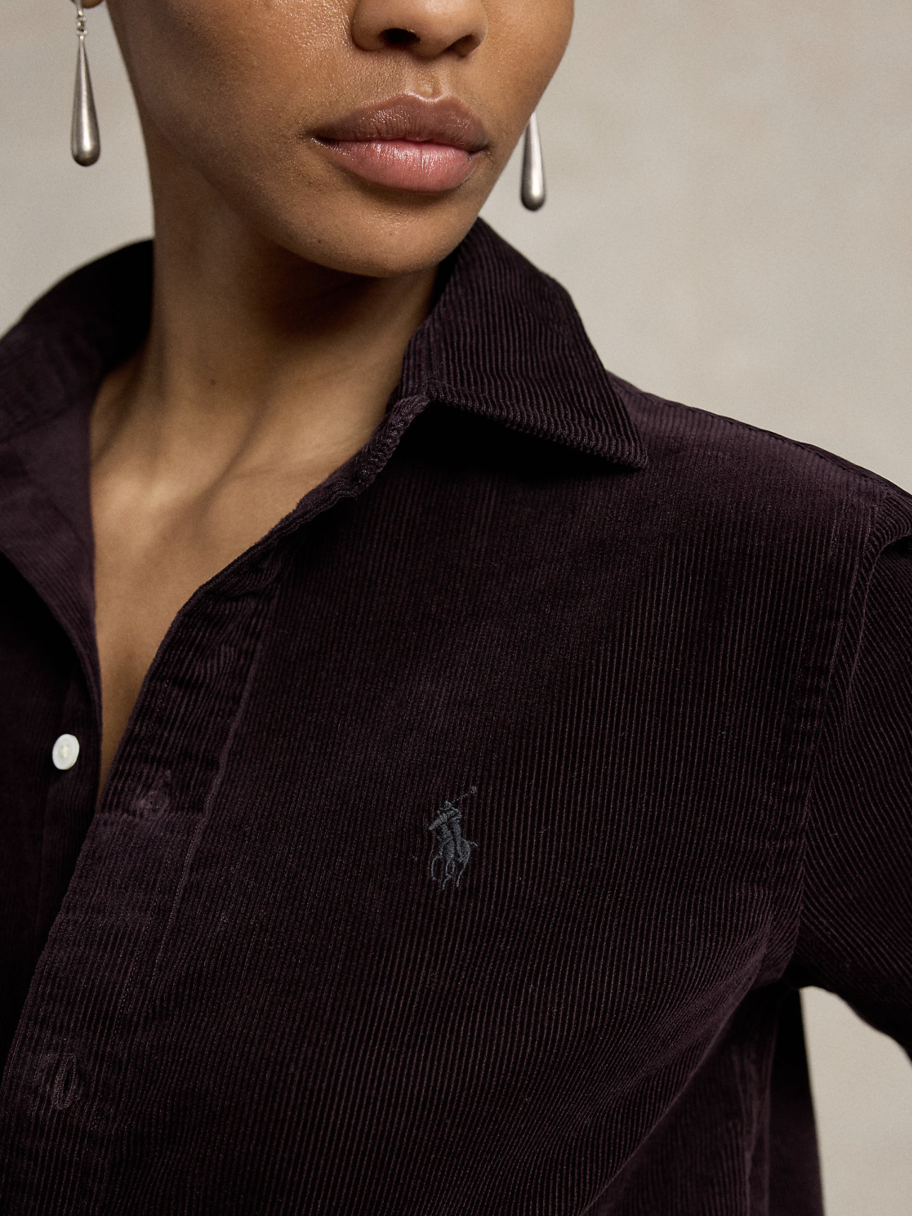 CLASSIC FIT COTTON CORDUROY SHIRT