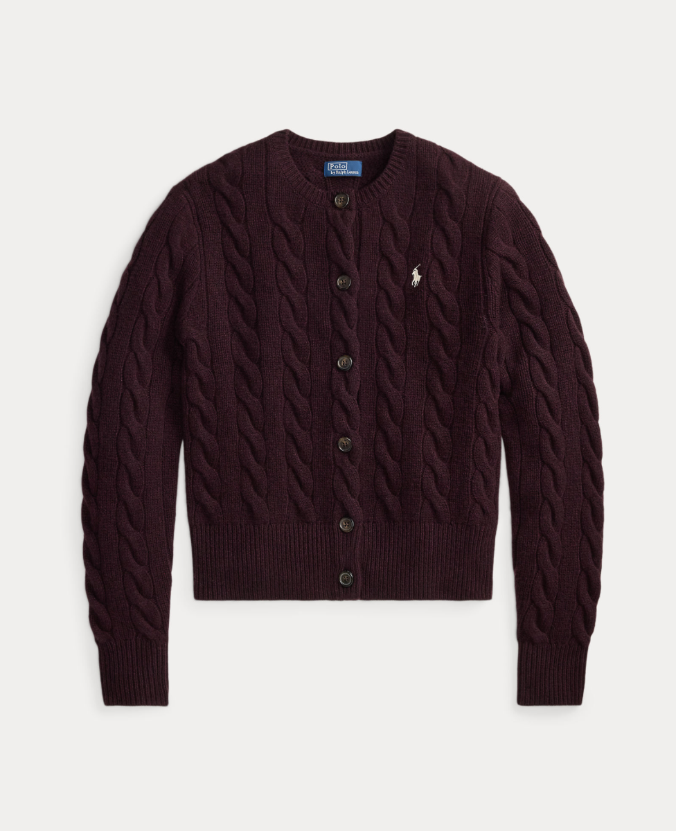Cable-Knit Cardigan