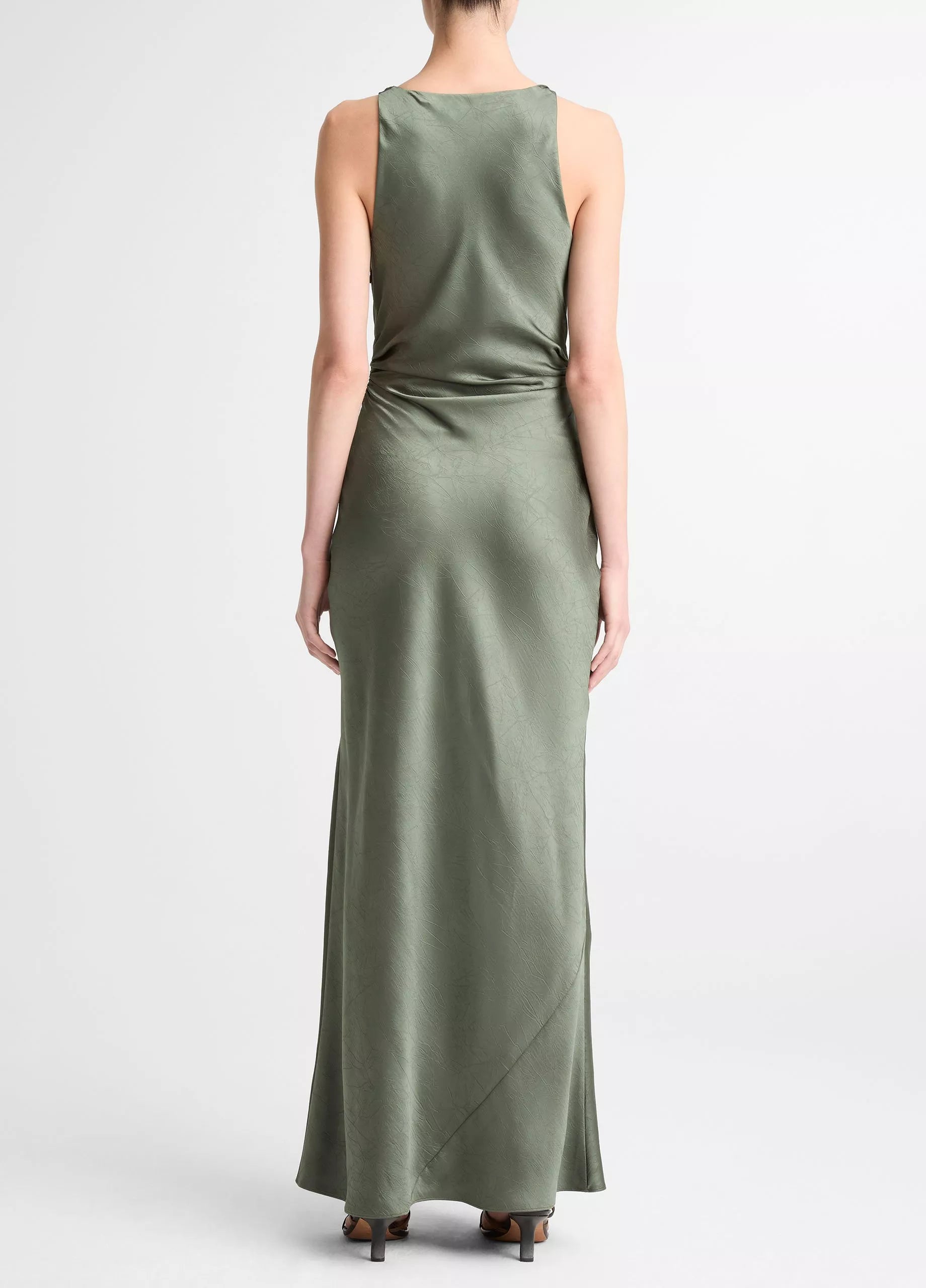 Vince V207452061 TWIST SHOULDER COWL NK DRESS