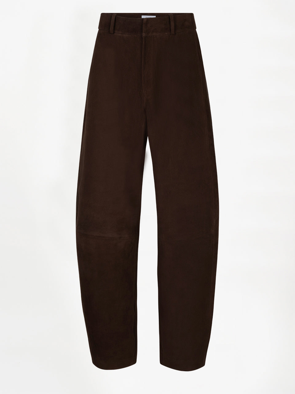York suede barrel pants