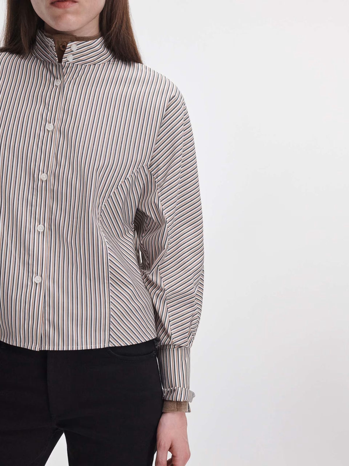 DUSTIN STRIPE POPLIN SHIRT