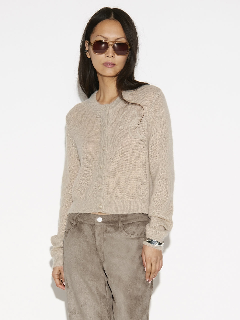 Vest Erin Monogram Cardigan