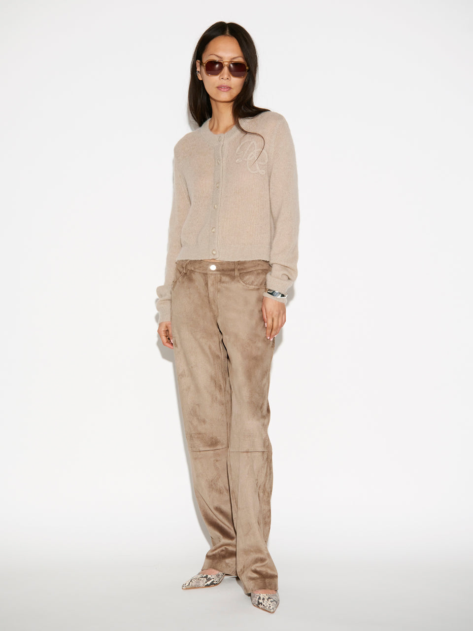 Vest Erin Monogram Cardigan