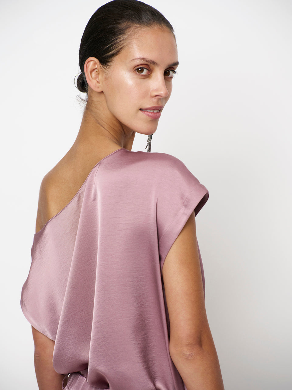 Roam satin drapey top