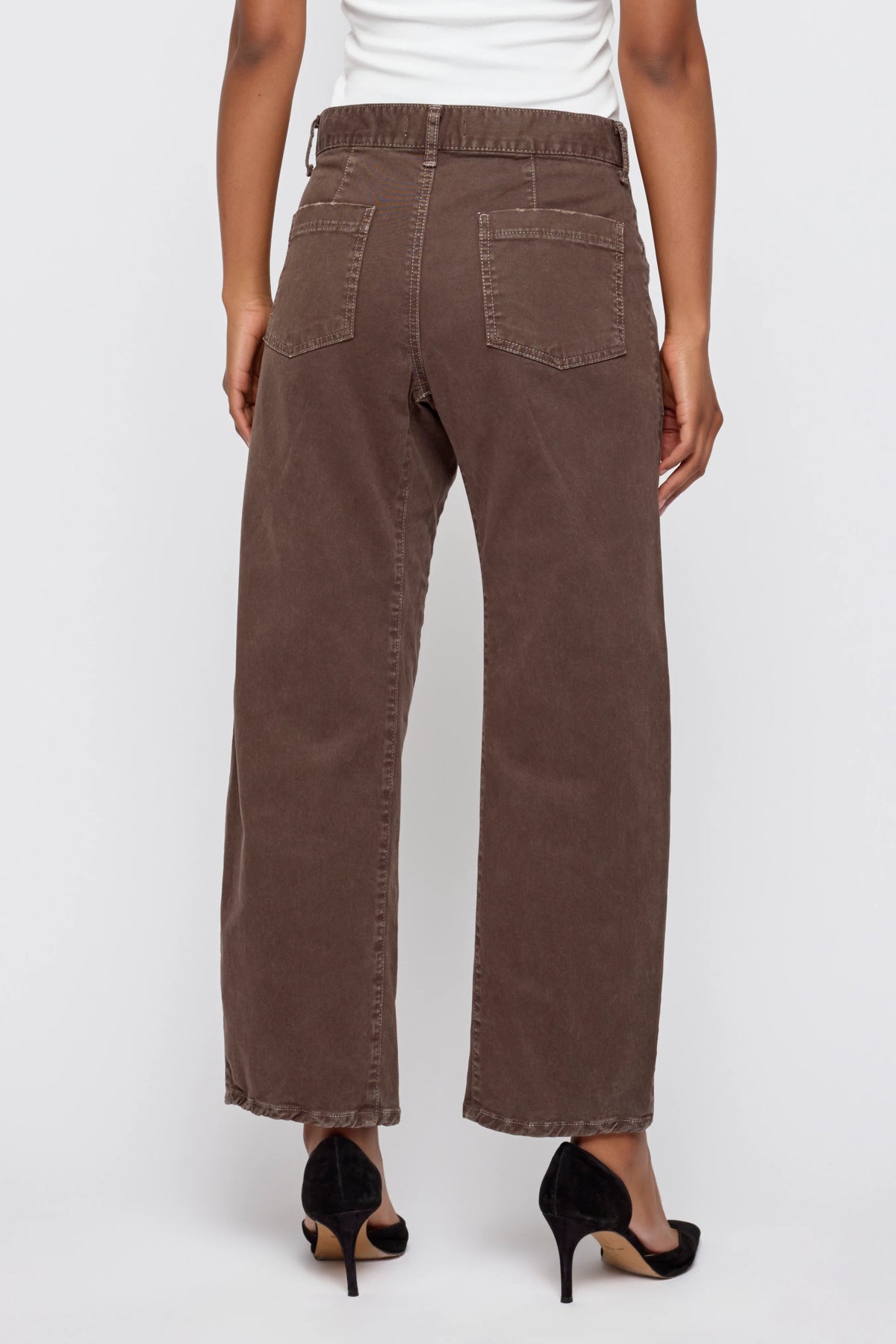 POMONOK GUSSET CARGO BROWN