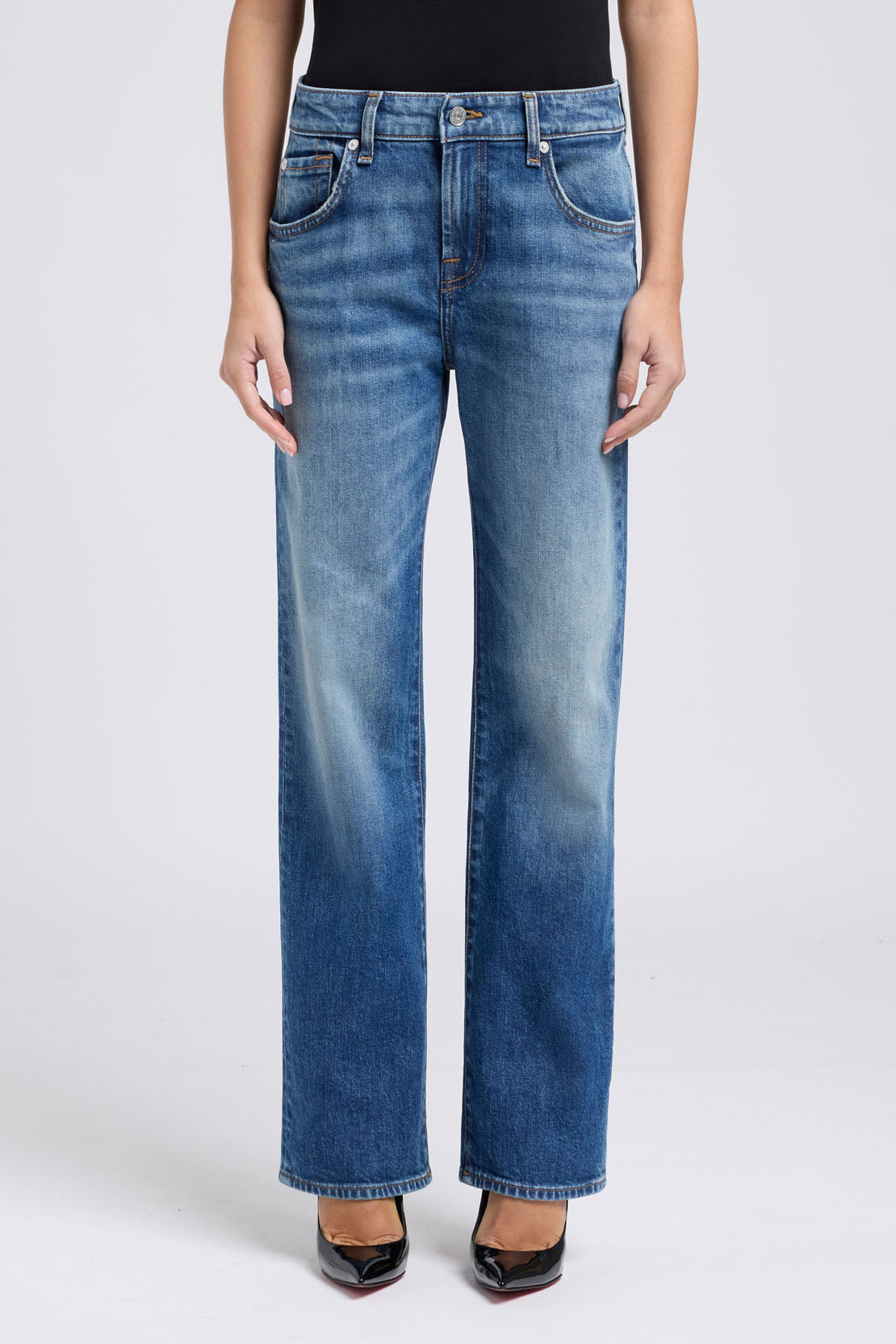 CALIE STRAIGHT Blue Core With Shadow Pockets 7UC90K85