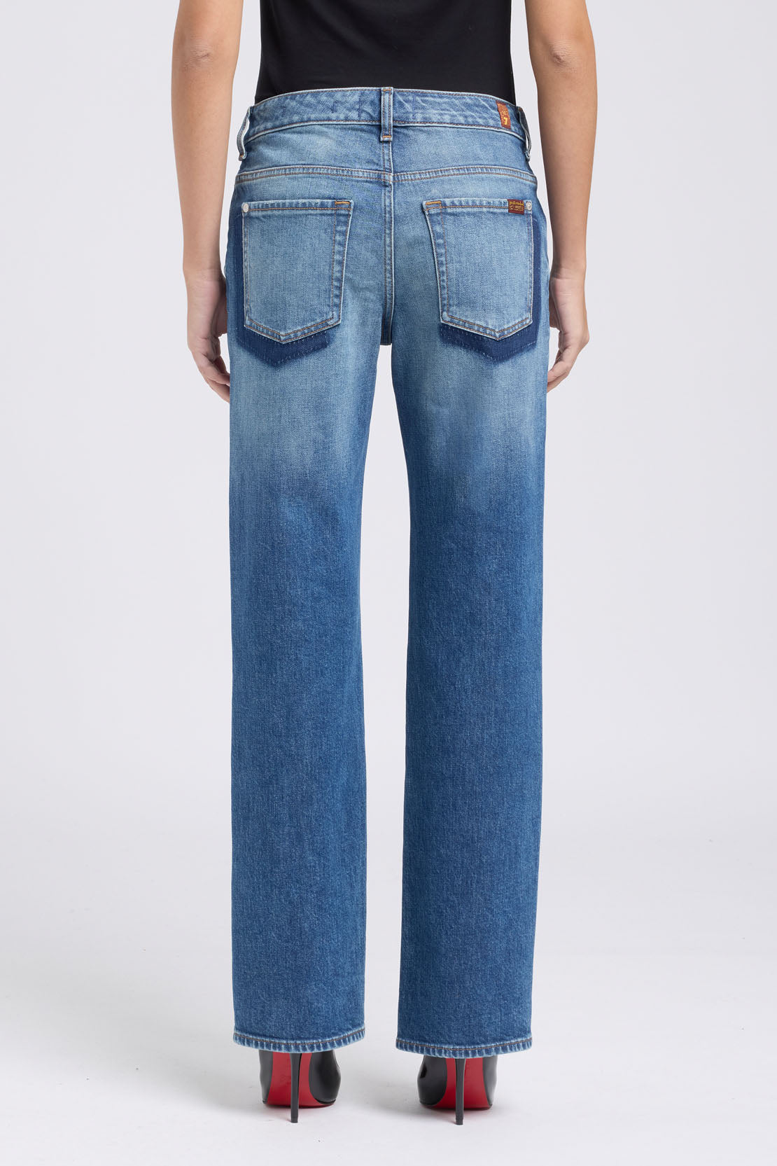 CALIE STRAIGHT Blue Core With Shadow Pockets 7UC90K85