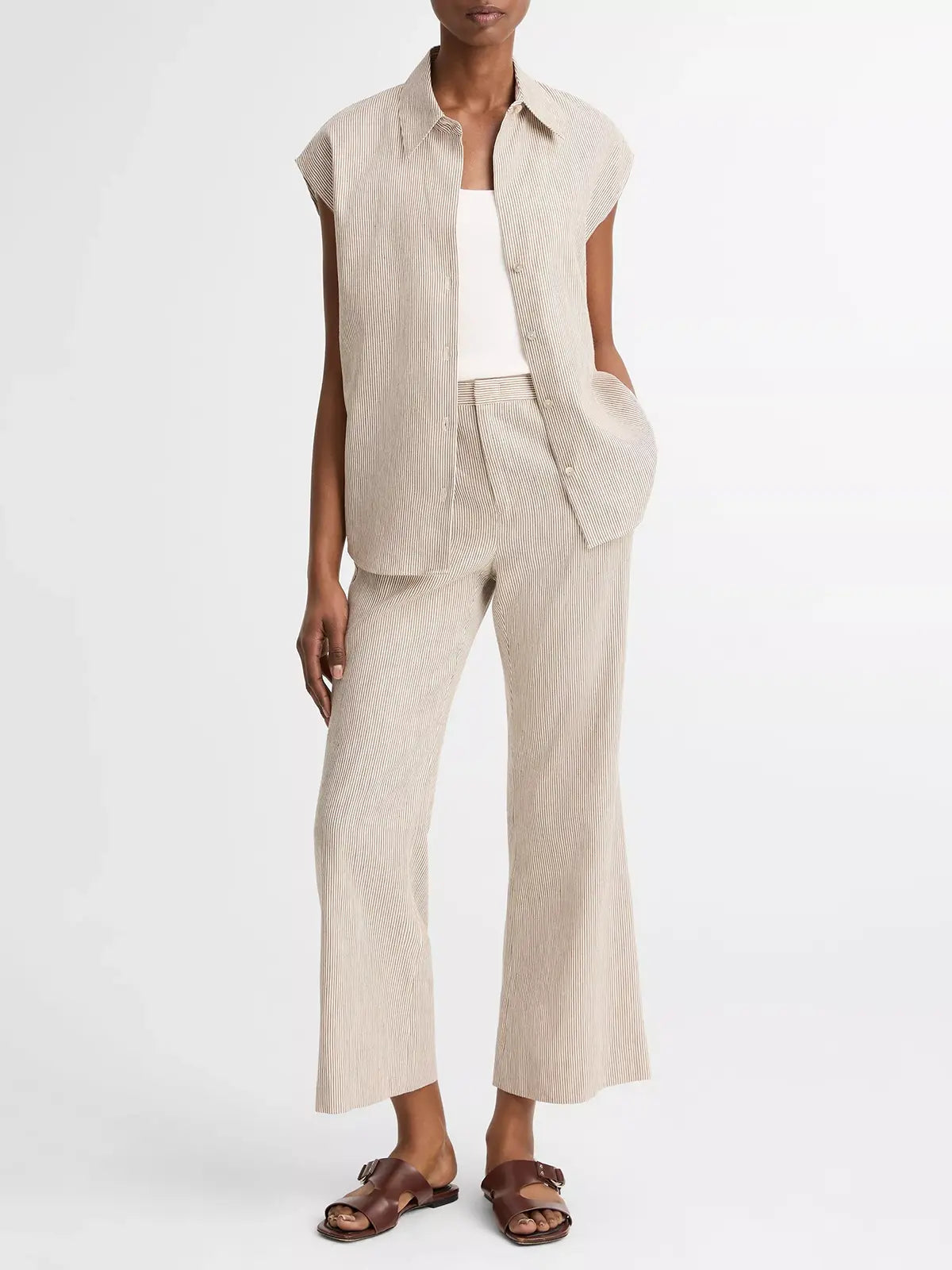 Broek Low Rise Flare Trouser