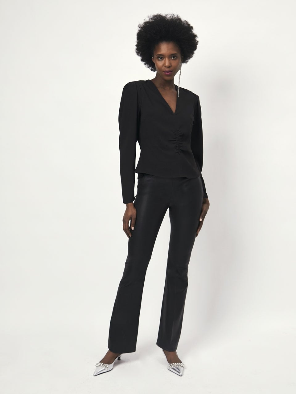 Broek Leer Tyson Regular Flare