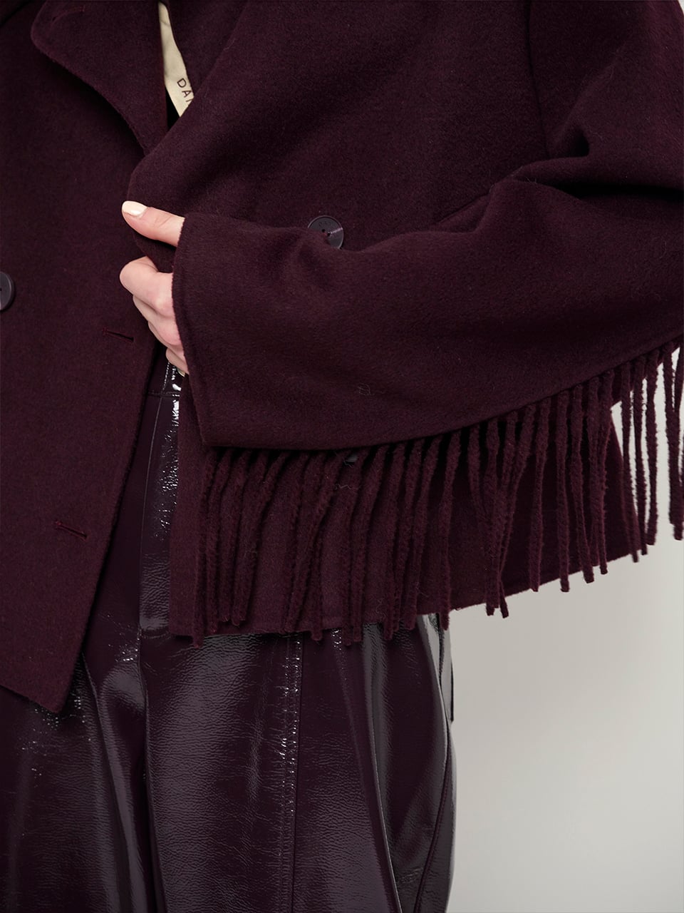 Haven fringe coat