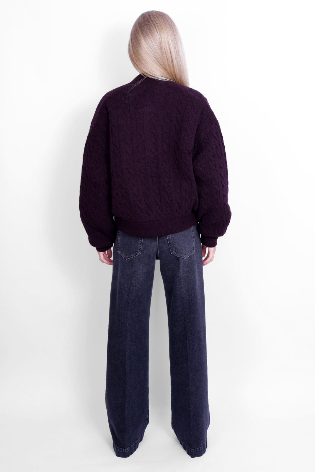 SWEATER BOMBER COAT