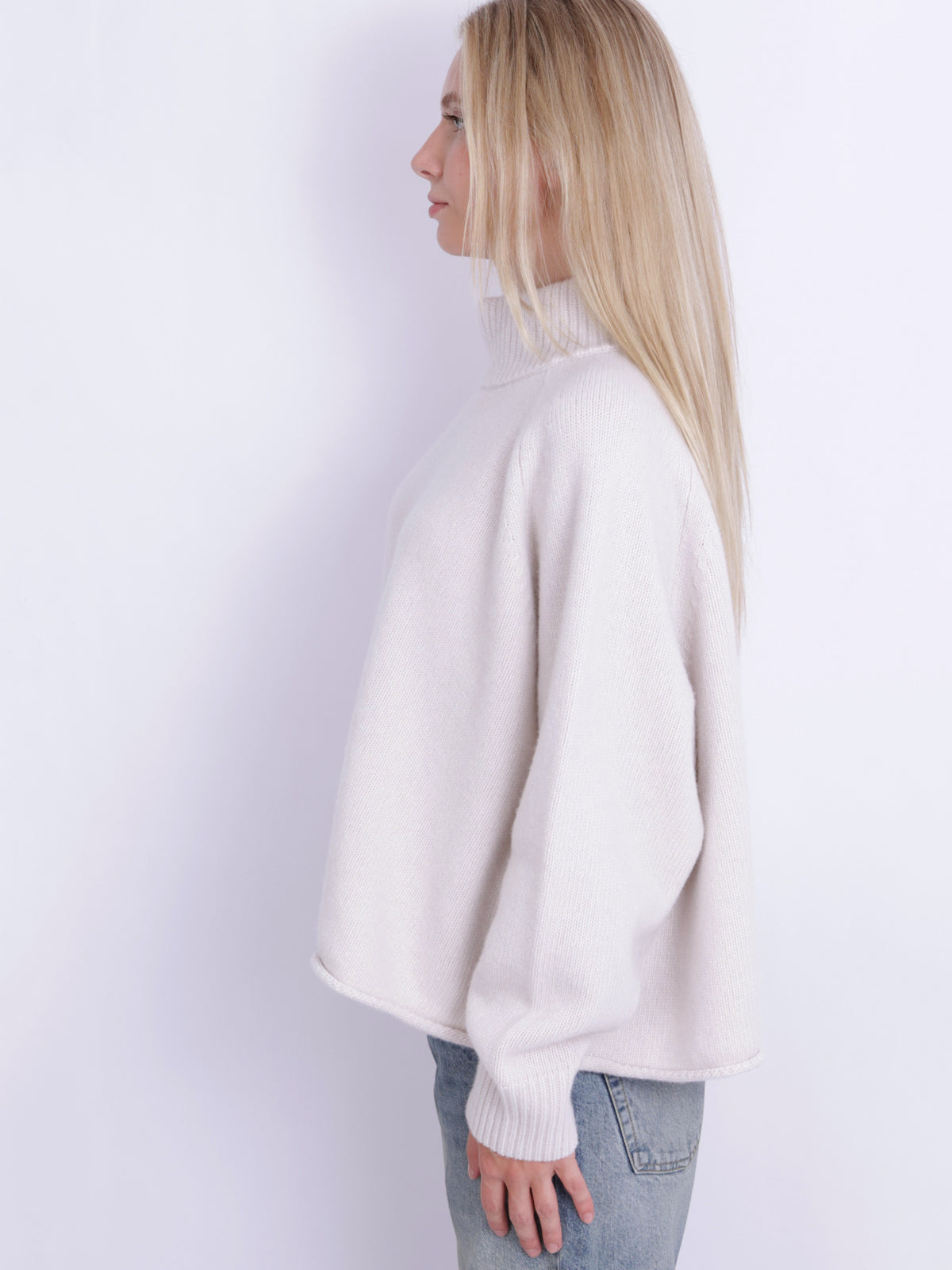 KNIT MOCKNECK SWEATER