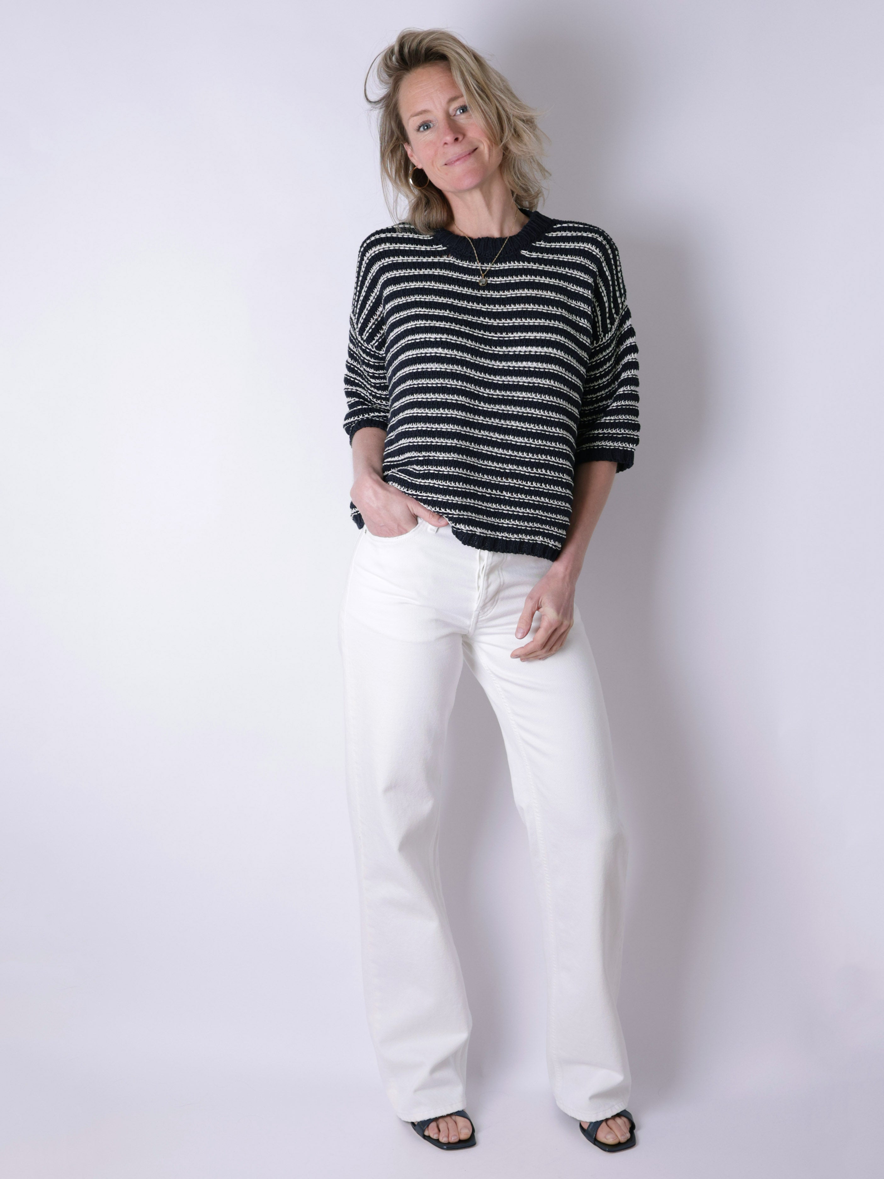 Top SS Roundneck Knit