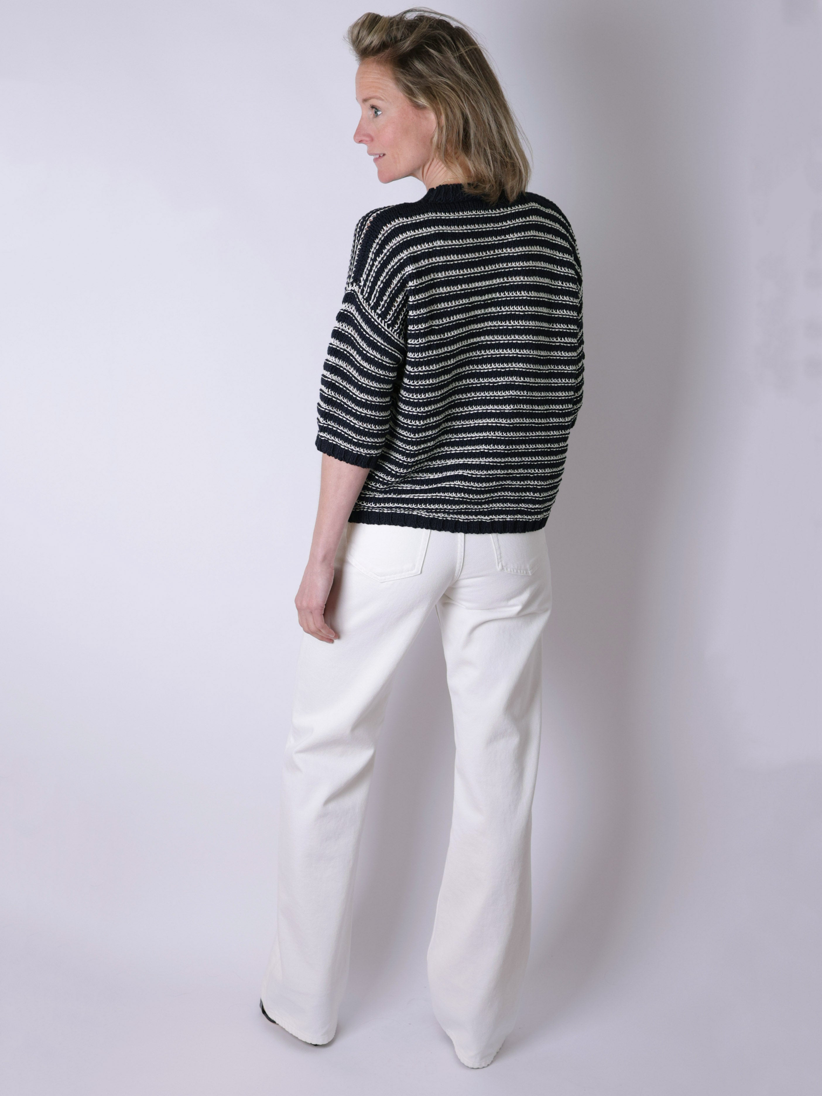Top SS Roundneck Knit