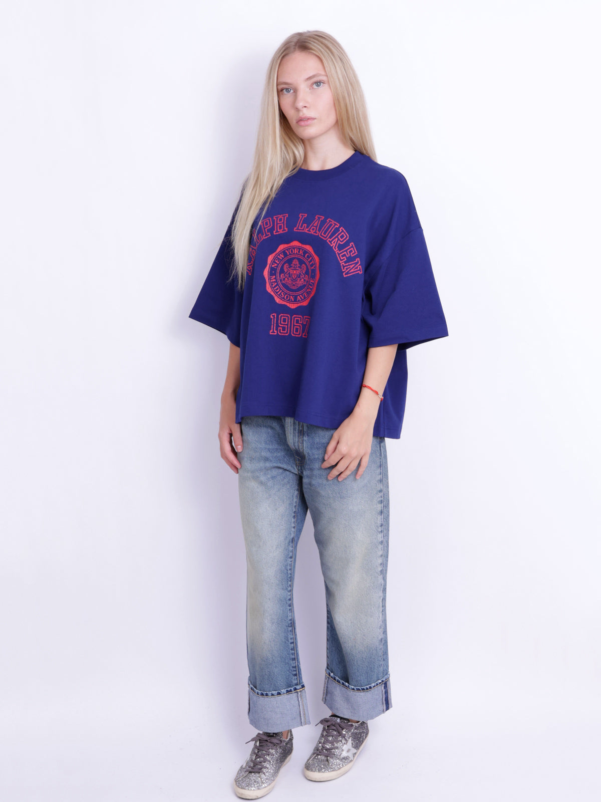 CREST COTTON JERSEY TEE