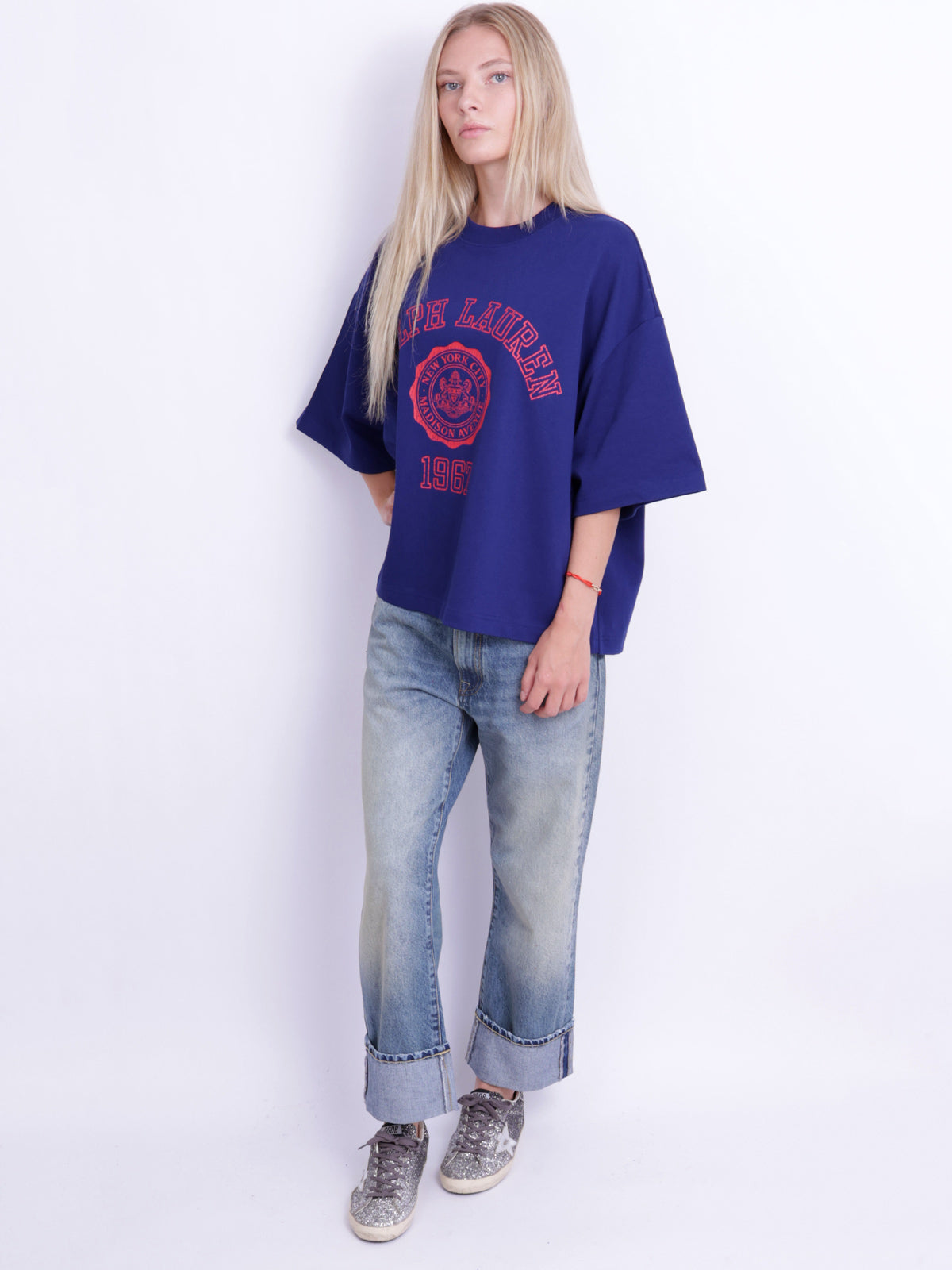 CREST COTTON JERSEY TEE