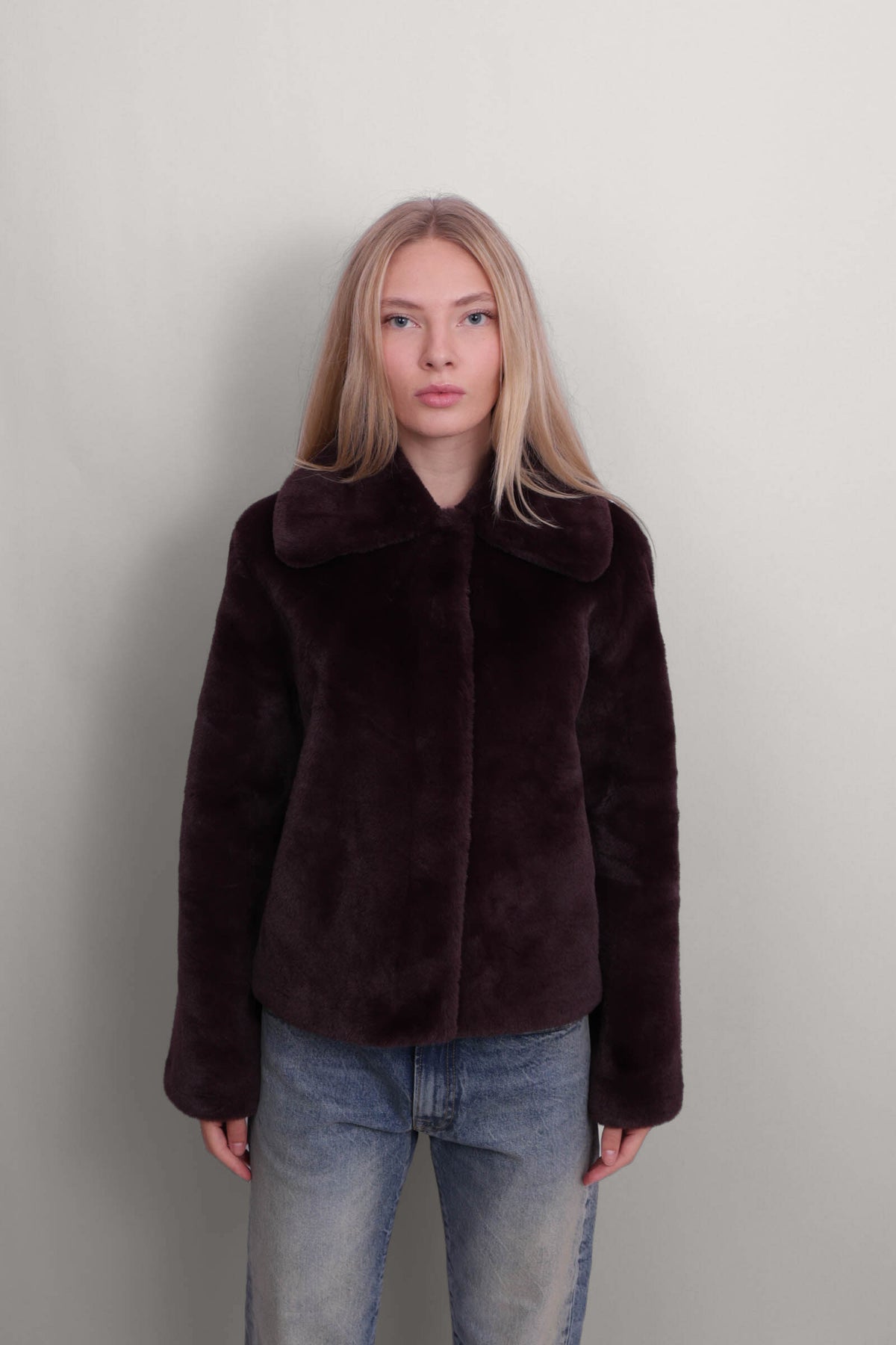 Elis Coat Burgundy