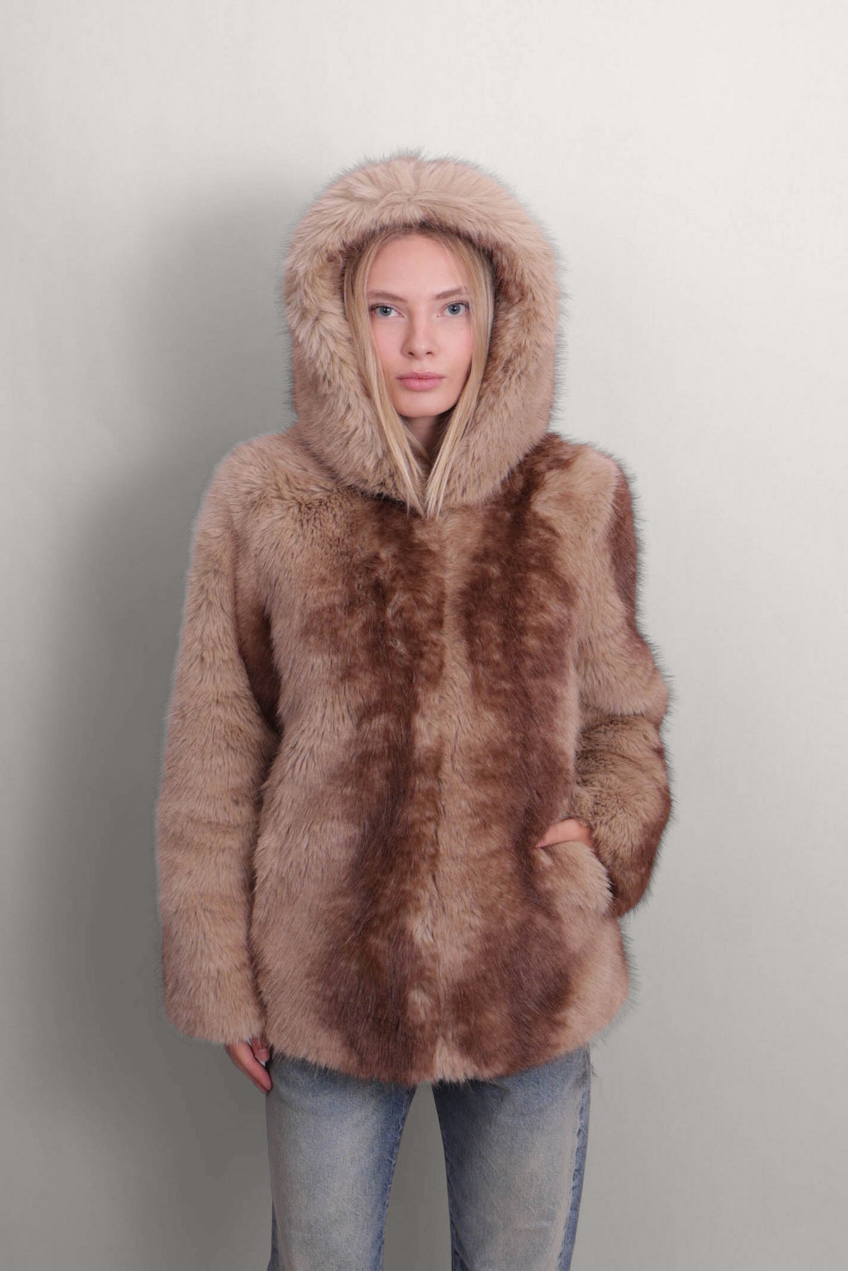 Katin Mink Hooded Coat