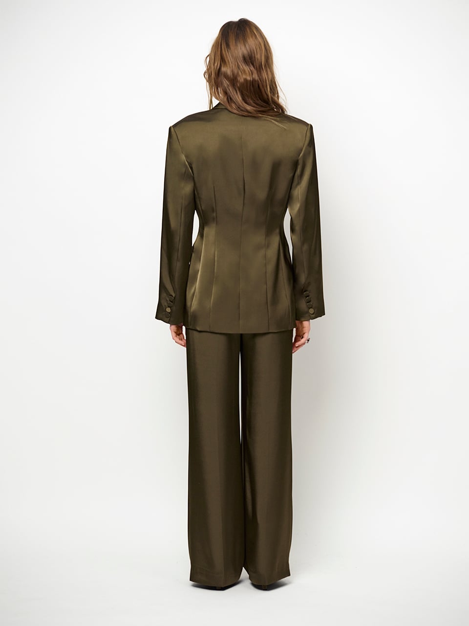 Jules bold satin smart pants